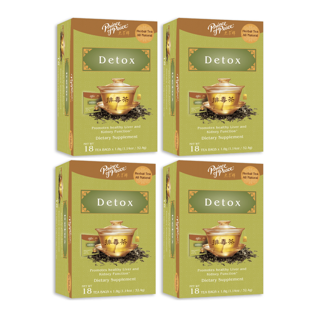 Prince of Peace Detox Tea, 18 Tea Bags (Pack of 4)