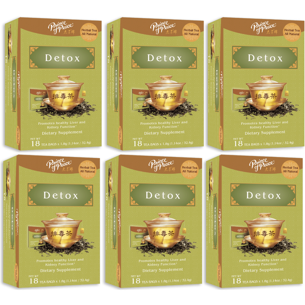 Prince of Peace Detox Tea, 18 Tea Bags (Pack of 6)