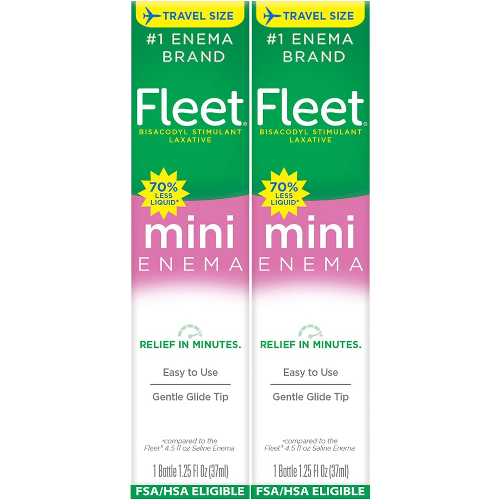 Fleet Mini Enema 1.25 Oz (Pack of 2)