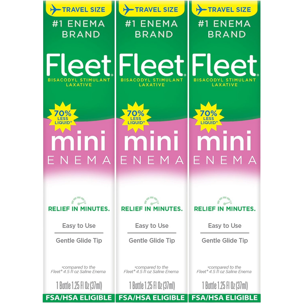 Fleet Mini Enema 1.25 Oz (Pack of 3)