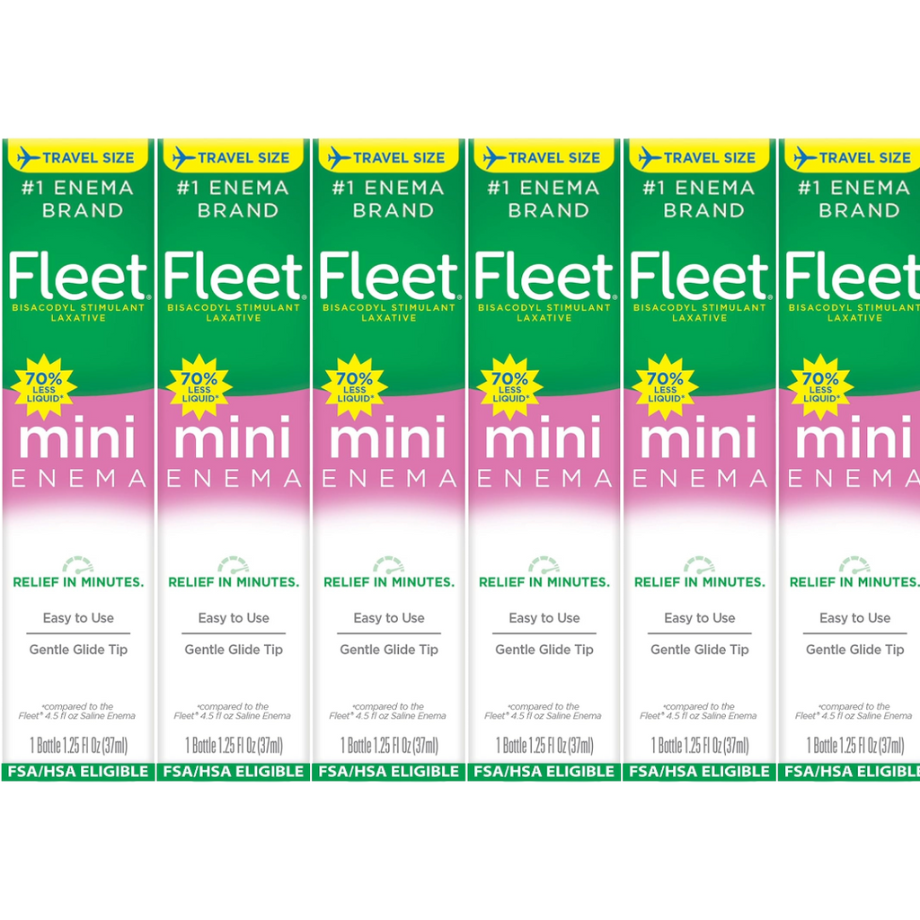 Fleet Mini Enema 1.25 Oz (Pack of 6)