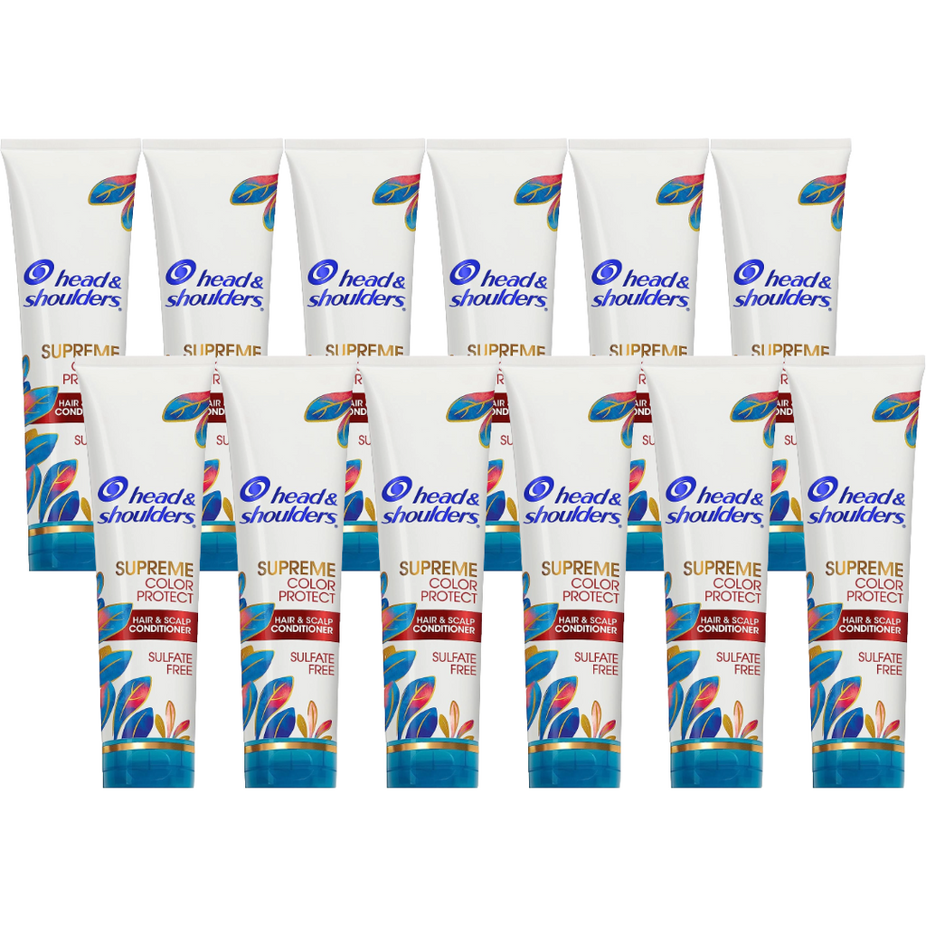 Head & Shoulders Supreme Color Protect Conditioner, 9.4 fl oz (Case of 12)