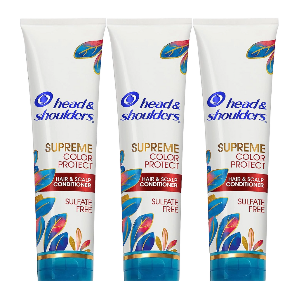 Head & Shoulders Supreme Color Protect Conditioner, 9.4 fl oz (Pack of 3)