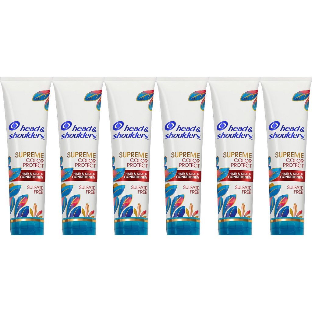 Head & Shoulders Supreme Color Protect Conditioner, 9.4 fl oz (Pack of 6)