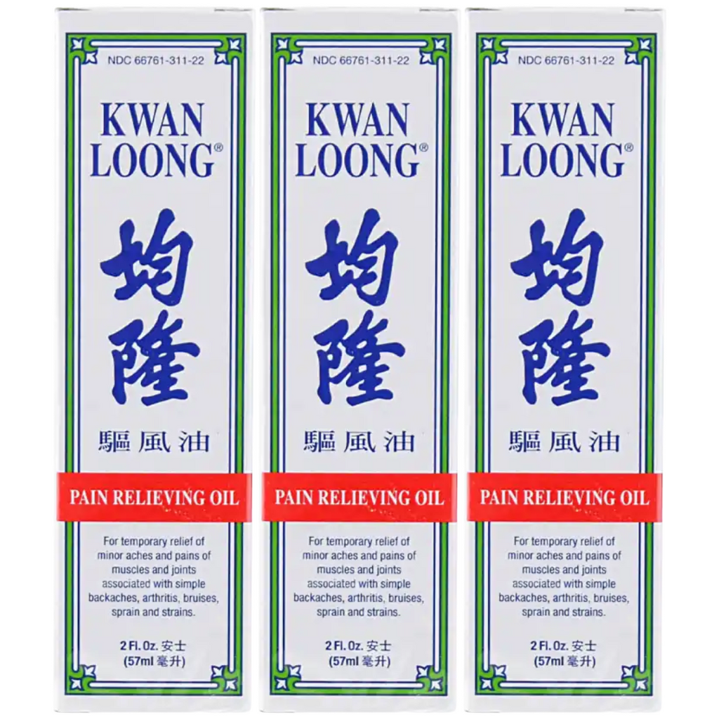 Kwan Loong Pain Relieving Aromatic Oil (2 fl oz) (Pack of 3)