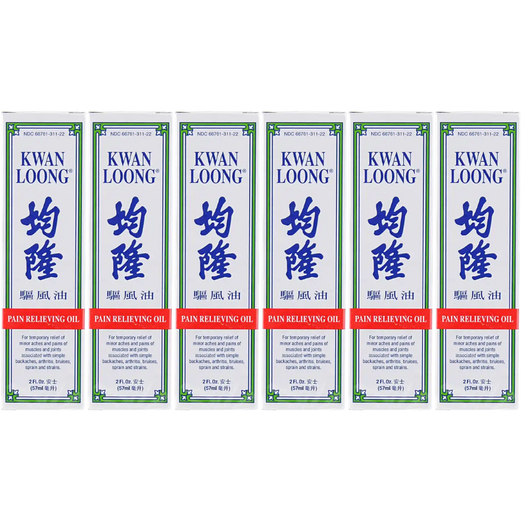 Kwan Loong Pain Relieving Aromatic Oil (2 fl oz) (Pack of 6)