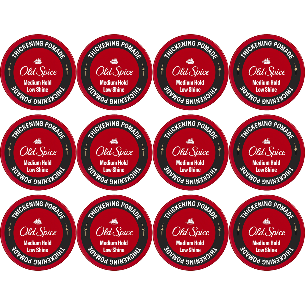 Old Spice Thickening Pomade with Biotin, 2.22 oz (Case of 12)