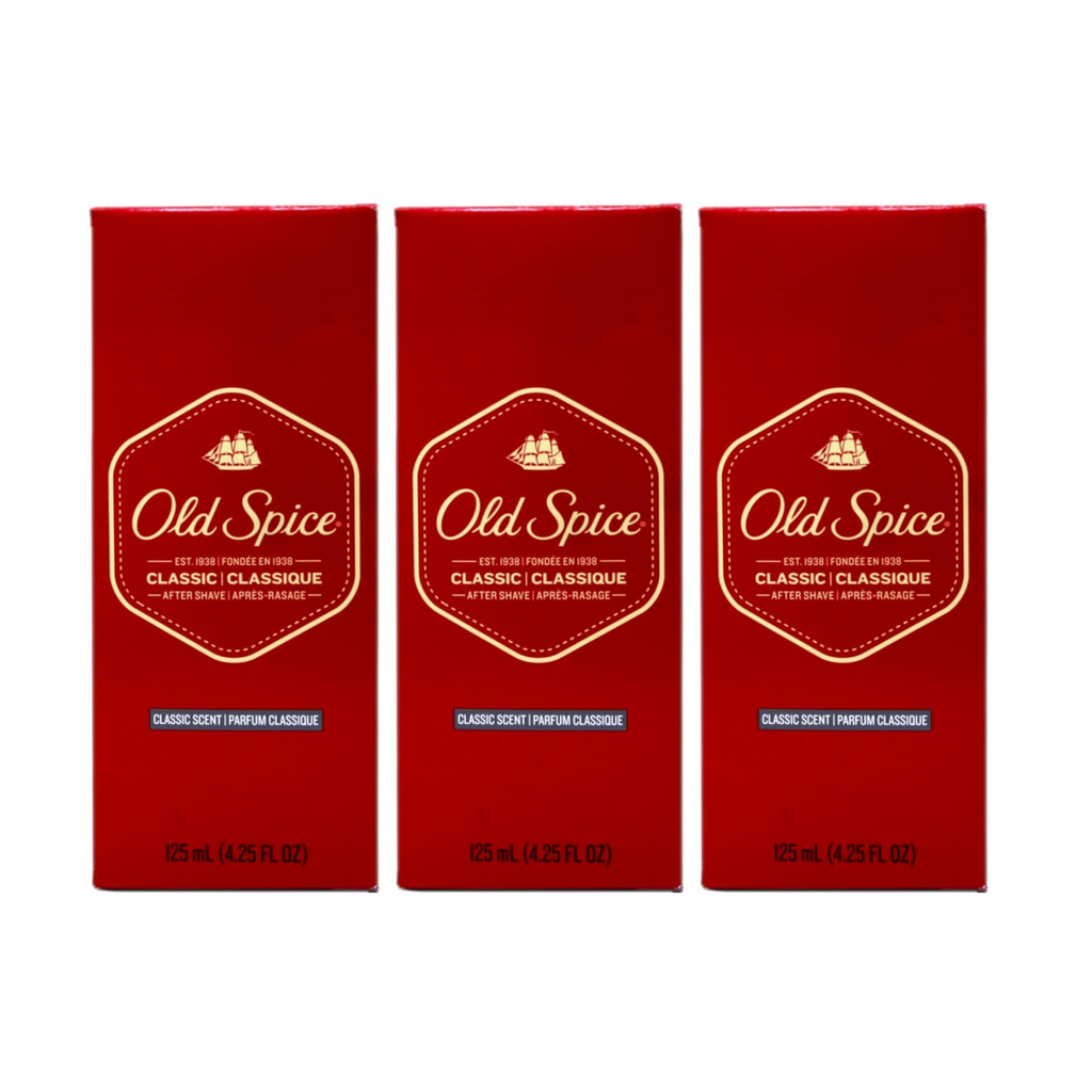 Old Spice Classic After Shave for Men, 4.25 oz (Pack of 3)