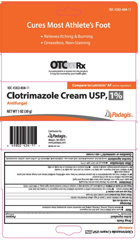 Padagis Clotrimazole Cream USP 1%, Antifungal - Cures Most Athlete's Foot - 1 oz tube