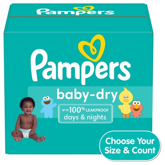 Pampers Baby-Dry Diapers Size 6, 96 ct