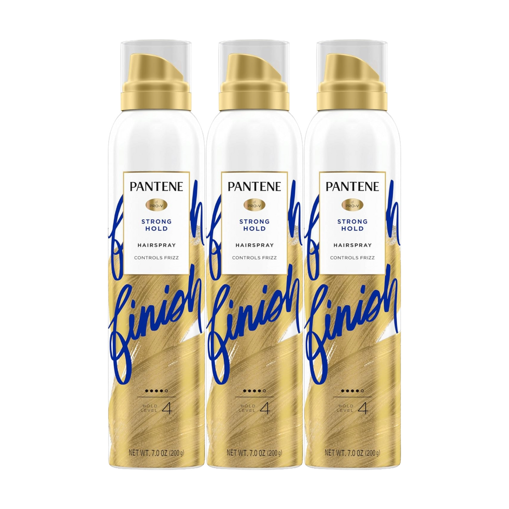 Pantene Pro-V Strong Hold Level 4 Hold Hairspray 7 Oz (Pack of 3)