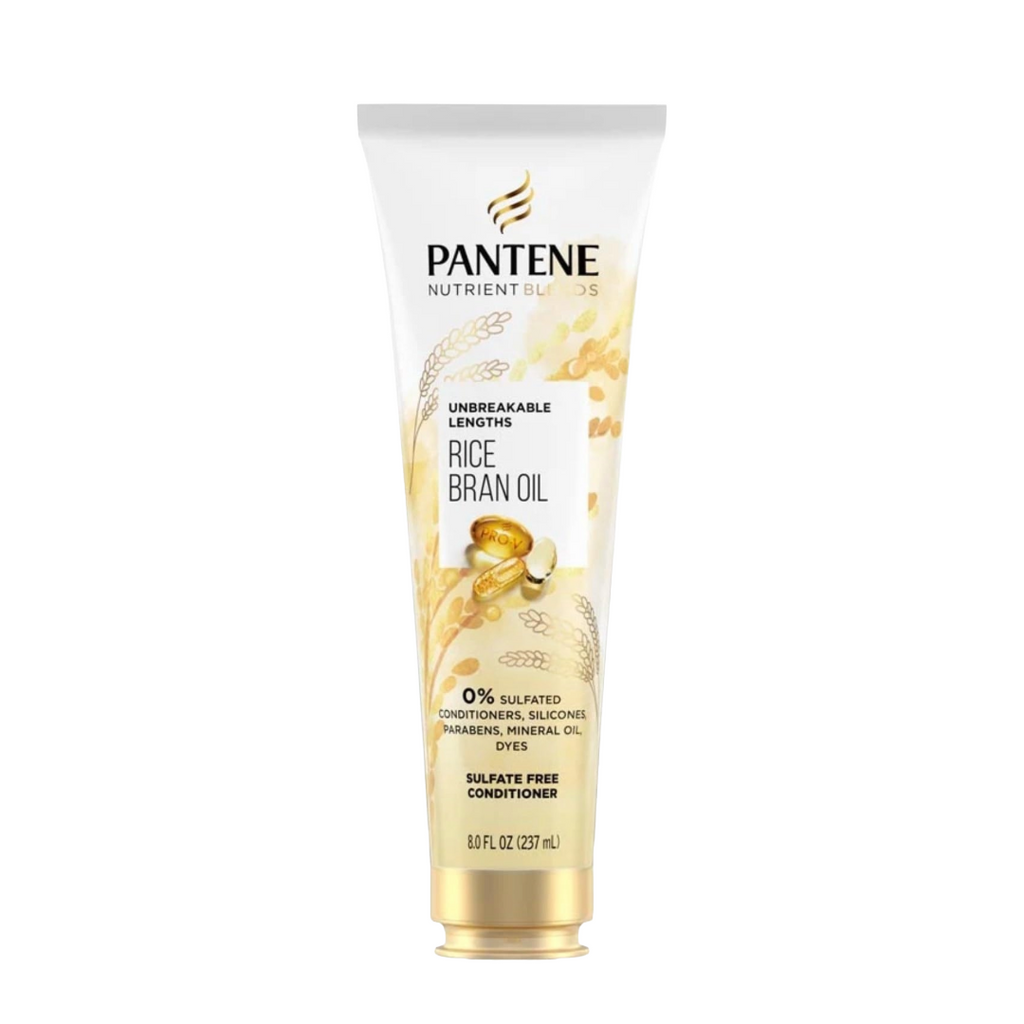 Pantene Nutrient Blends Rice Bran Oil Sulfate Free Conditioner 8 Fl Oz (Pack of 1)