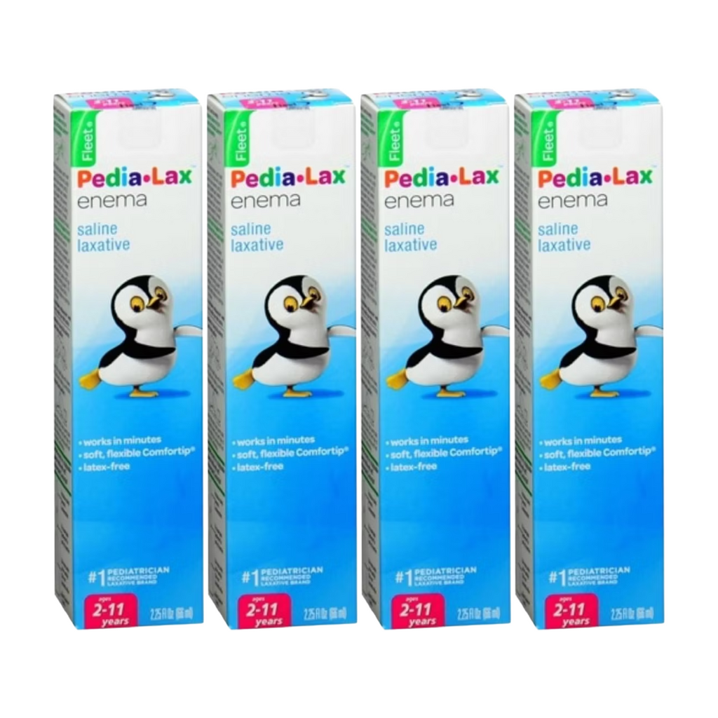 Pedia-Lax Saline Enema, 2.25 Oz (Pack of 4)
