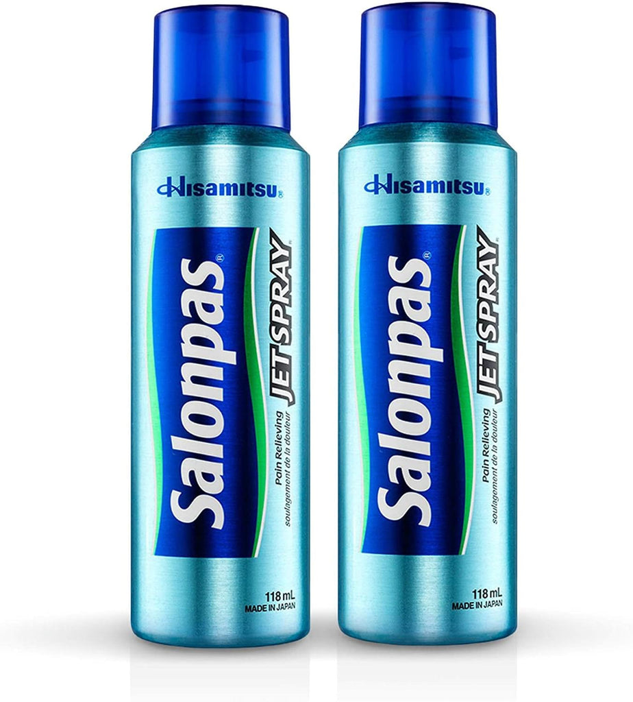 Salonpas Pain Relieving Jet Spray, 4 Oz (Pack of 2)