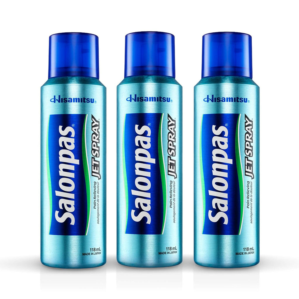Salonpas Pain Relieving Jet Spray, 4 Oz (Pack of 3)