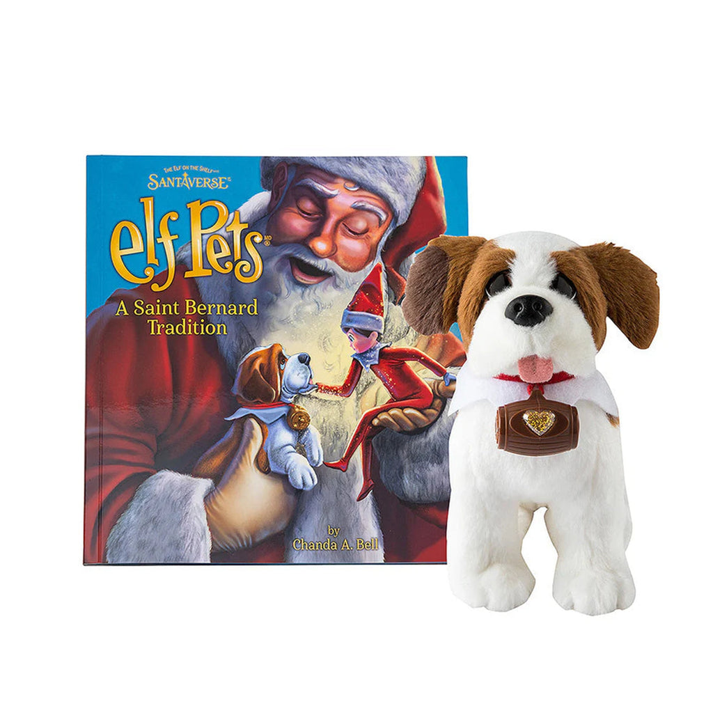 The Elf On The Shelf Elf Pets A St. Bernard Tradition