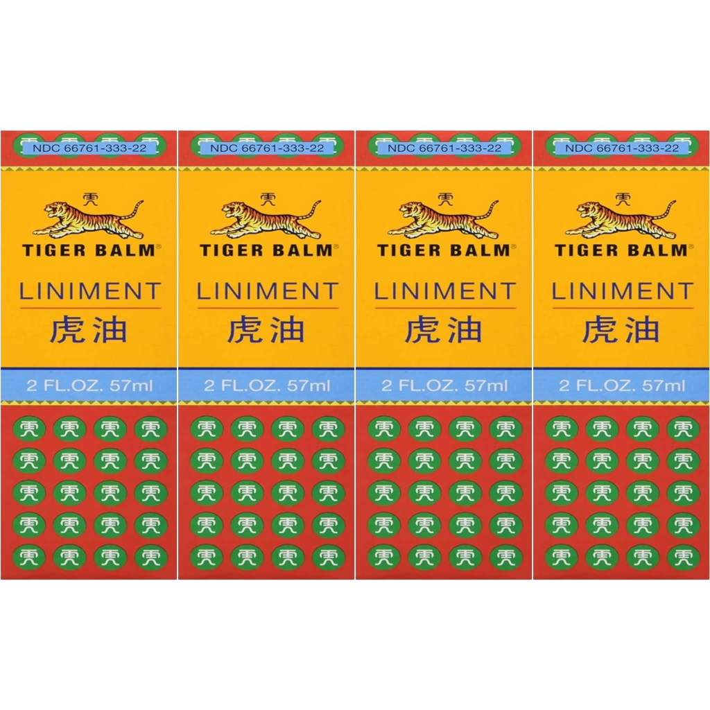 Tiger Balm Liniment, 2 Fluid Ounce (Pack of 4)