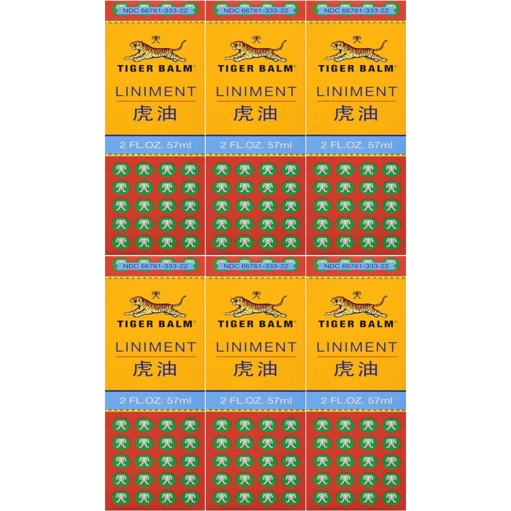 Tiger Balm Liniment, 2 Fluid Ounce (Pack of 6)