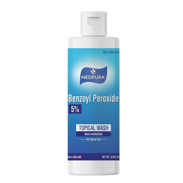 Akron Medpura Benzoyl Peroxide 5% Wash, 5 Ounce