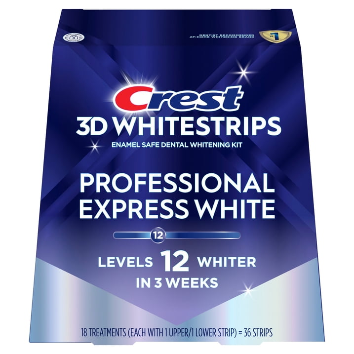 Crest 3D Whitestrips Professional Express Teeth Whitening Kit (Pack of 1)