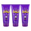 Aussie Miracle Curls Frizz Taming Curl Cream With Coconut Oil, 6.8 oz, Pack of 3