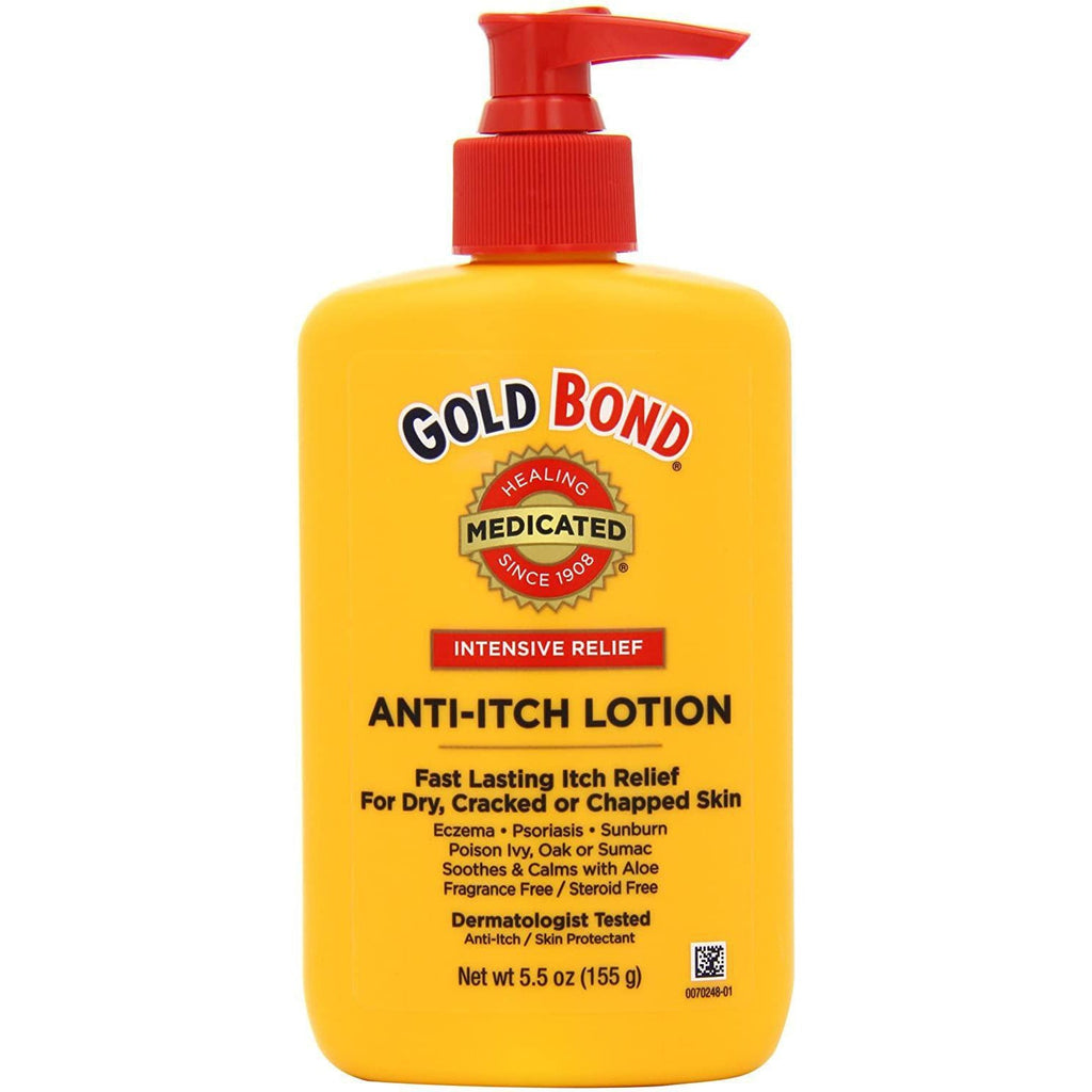 Gold Bond Anti- Itch Lotion, Intensive Relief, 5.5 Oz, Pack of 2