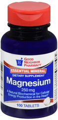 Good Neighbor Pharmacy Magnesium 250mg, 100 Tablets