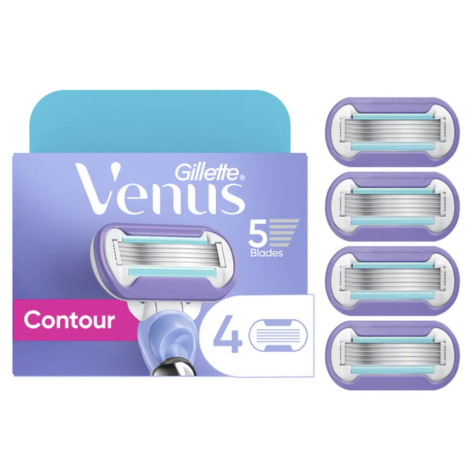 Gillette Venus Deluxe Smooth Swirl 4 Blade Cartridges (Pack of 1)