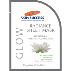 Palmer's Skin Success w Vitamin E Radiance Sheet Mask - Brightens & Balances Complexion - 0.67 fl oz*