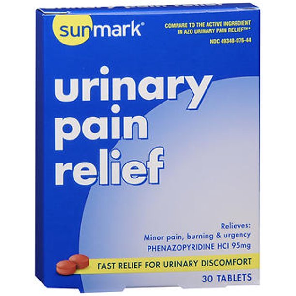 Sunmark Urinary Pain Relief Tablets, 95 mg, 30 Count