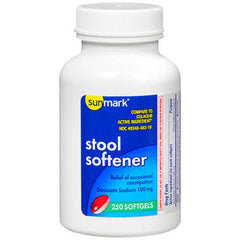 Sunmark Stool Softener Softgels - 250 ct