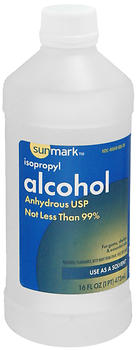Sunmark Isopropyl Alcohol Anhydrous USP, 99%, 16 Fl Oz