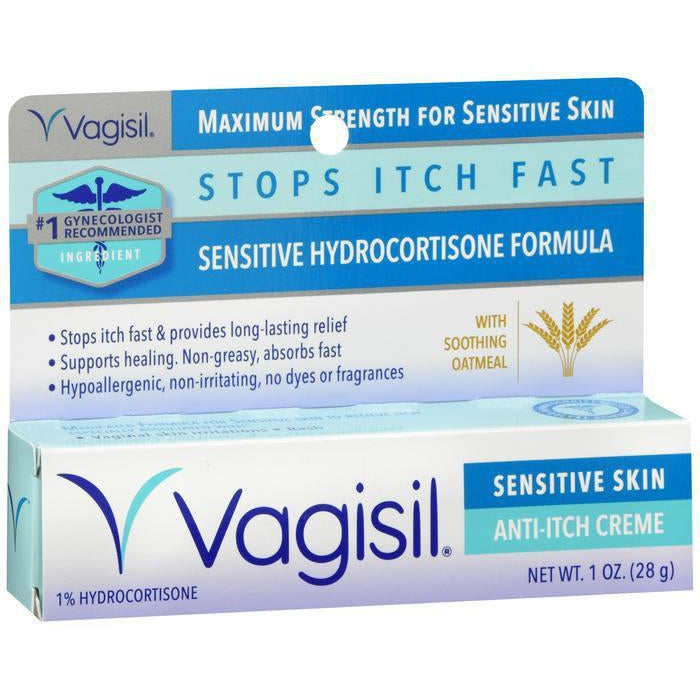 Vagisil Maximum Strength Anti-Itch Creme, Sensitive Skin Formula 1 oz