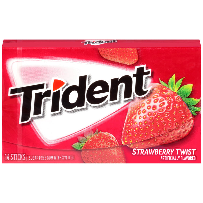 Trident Strawberry Twist Sugar Free Gum