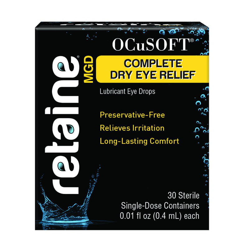OcuSoft Retaine Lubricant Single-Dose Eye Drop Containers, 30 ct