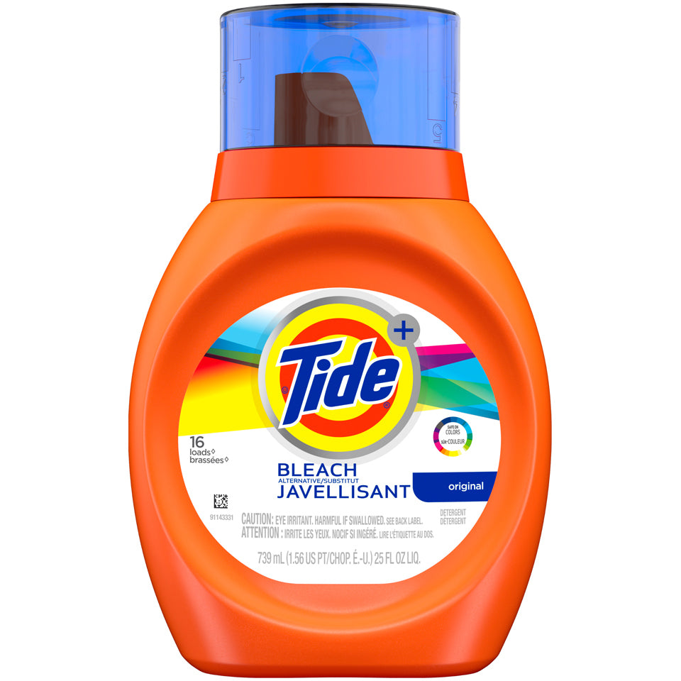 Tide Plus Bleach Alternative Original Scent Liquid Laundry Detergent, 25 oz***