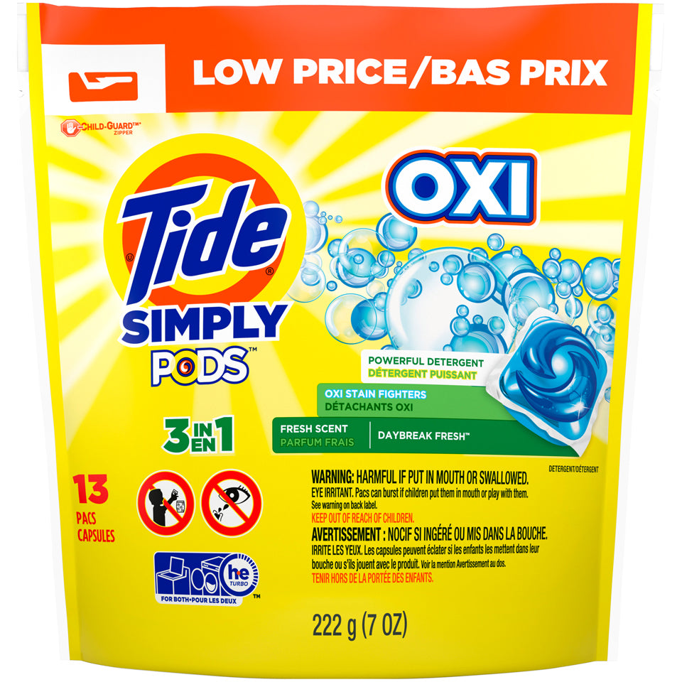 Tide Simply PODS + Oxi Liquid Laundry Detergent, Daybreak Fresh 25 oz***