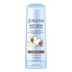 Jergens Wet Skin Body Moisturizer with Refreshing Coconut Oil, 10 Fl oz