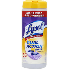 Lysol Dual Action Disinfecting Wipes, Citrus Scented - 35 count