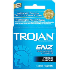 Trojan ENZ Lubricated Condoms, 3 Count