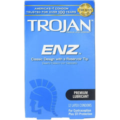 Trojan ENZ Premium Lubricant Latex Condoms - 12 ct, MCK # 1988831