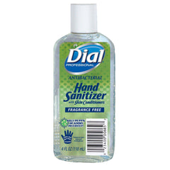 Dial Gel Hand Sanitizer Fragrance-Free with Moisturizers, 4 Fl oz