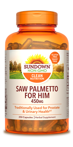 Sundown Saw Palmetto Capsules, 450mg, 250 Count*