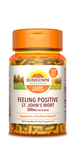 Sundown Feeling Positive St. John's Wort Capsules, 300mg, 150 Count*