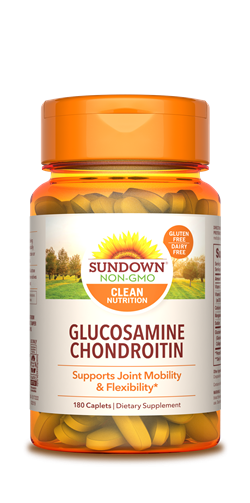 Sundown Glucosamine Chondroitin Caplets, 180 Count