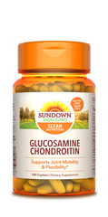 Sundown Glucosamine Chondroitin Caplets, 180 Count