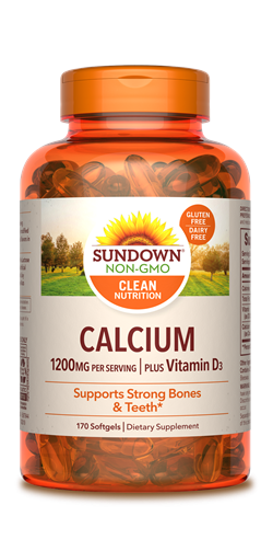 Sundown Calcium Plus Vitamin D3 Softgels, 170 Count