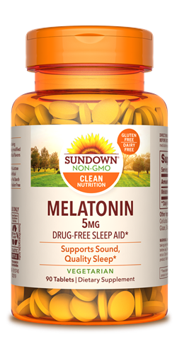 Sundown Melatonin Tablets, 5mg, 90 Count*