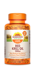 Sundown Red Krill Oil Softgels, 1000mg, 60 Count