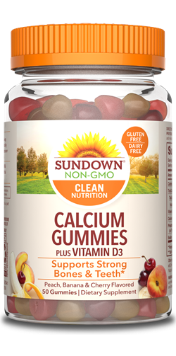 Sundown Calcium Plus Vitamin D3 Gummies, 50 Count
